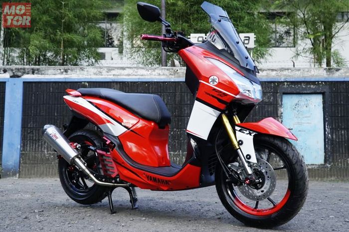Modifikasi Yamaha Lexi Yang Lebay Bisa Bikin Gagal Ikutan Customaxi 2018 Motorplus Online Com