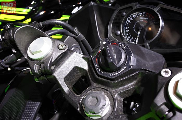 Tanpa Modifikasi Motor Kawasaki Ninja Ini Anti Maling, Bagian Ini yang