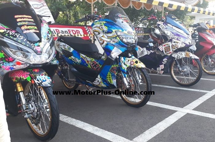 Dari NMAX dan PCX Airbrush Sampai Ninja 150 Serunya 