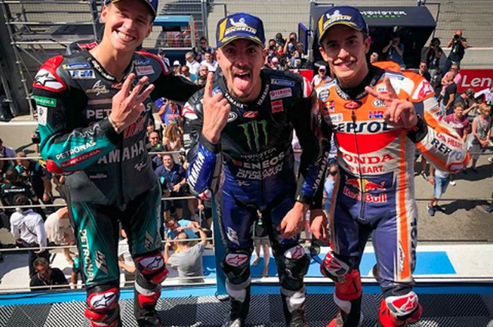 Hasil MotoGP Belanda 2019, Saling Susul Maverick Vinales ...