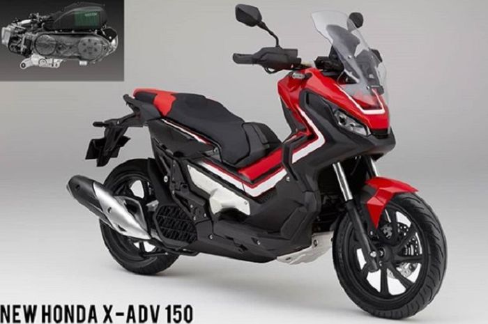  Honda  X ADV  150  Pesaing Yamaha NMAX Diduga Pakai Mesin dan 