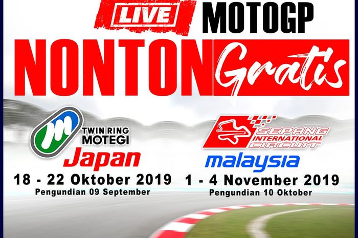 Nonton Langsung MotoGP 2019 Di Jepang Atau Malaysia Gratis, Syaratnya ...