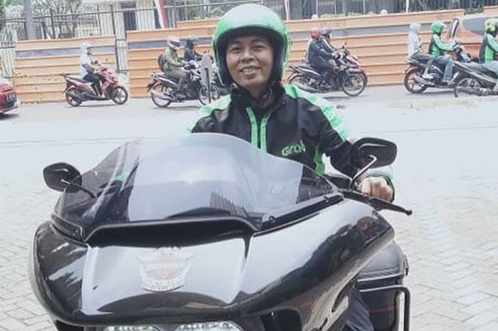 Sadis Video Driver Ojol Naik Harley Davidson Road Glide Suspensi Full