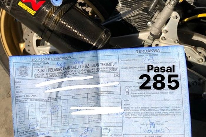Waduh Polisi Tetap Tilang Knalpot Racing Mahal Dan Terkenal Sekalipun Semua Halaman Motorplus