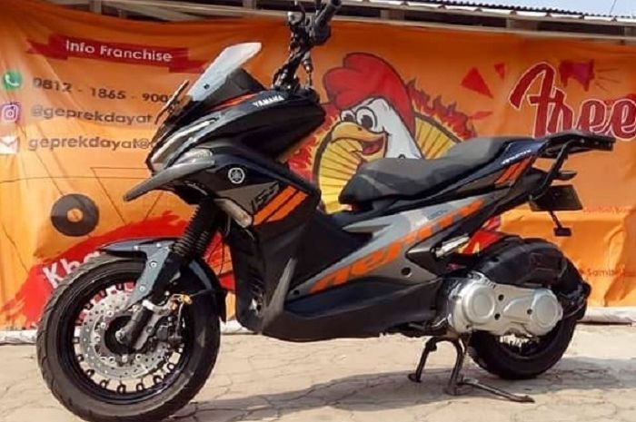 Saingan Honda ADV150 Yamaha Aerox Usung Konsep Adventure 