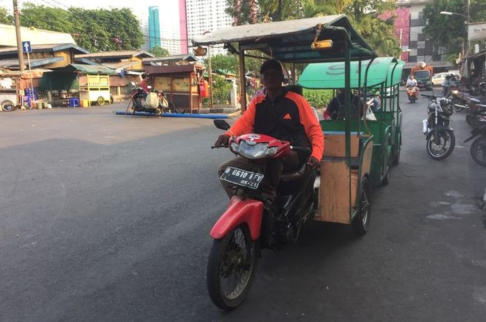 Pengendara Odong-odong Motor di Cempaka Putih Siap Melawan, Rencana