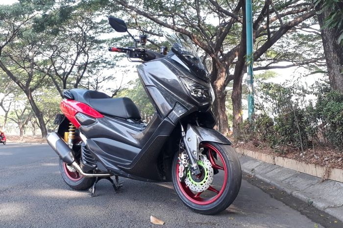 Carbon Kevlar Sampai Rp 10Juta, Modifikasi Yamaha NMAX Simpel dan ...