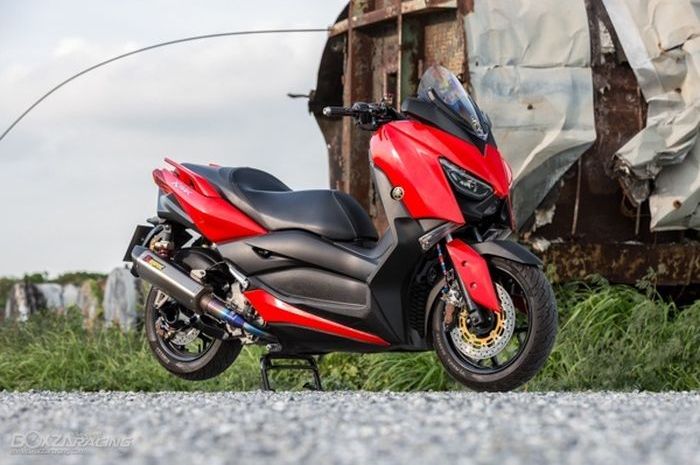 Terlihat Biasa Saja, Yamaha XMAX Merah Ini Ternyata Bengis, Mesin 400 ...