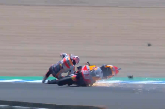 Marc Marquez Crash Parah di MotoGP Spanyol, Segini Biaya Perbaikan
