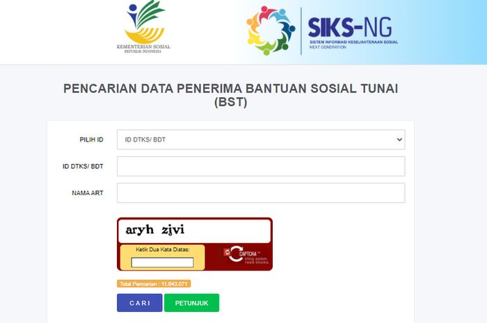 Buruan Cek Situs Kemensos Untuk Penerima Bansos, BLT Rp 500 Ribu