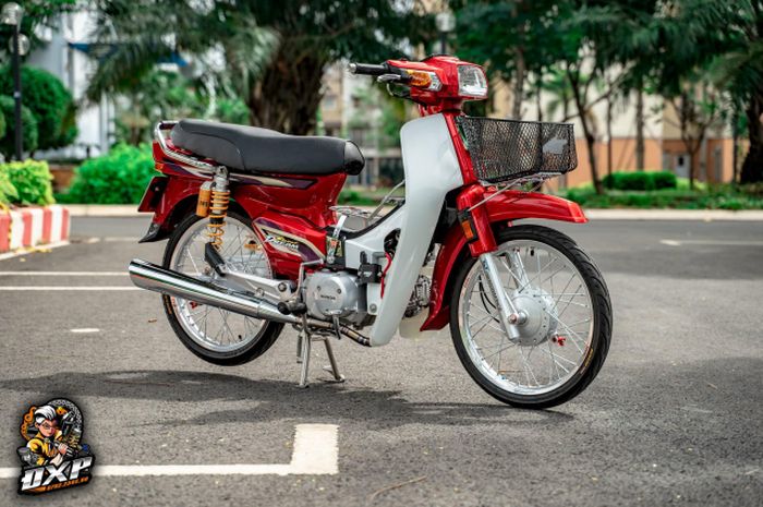 Modifikasi Motor Honda Super Dream Ini Layak Disebut Bebek ...