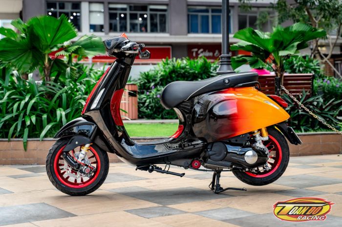 Modifikasi Motor Vespa Sprint 150 Makin Sporty Pakai Warna Bodi Gradasi Motorplus 6726