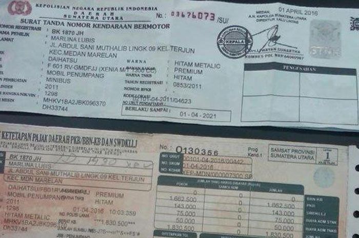 Cara Mengurus Pajak Kendaraan Yang Telat Bayar Sampai 5 Tahun, Tinggal ...