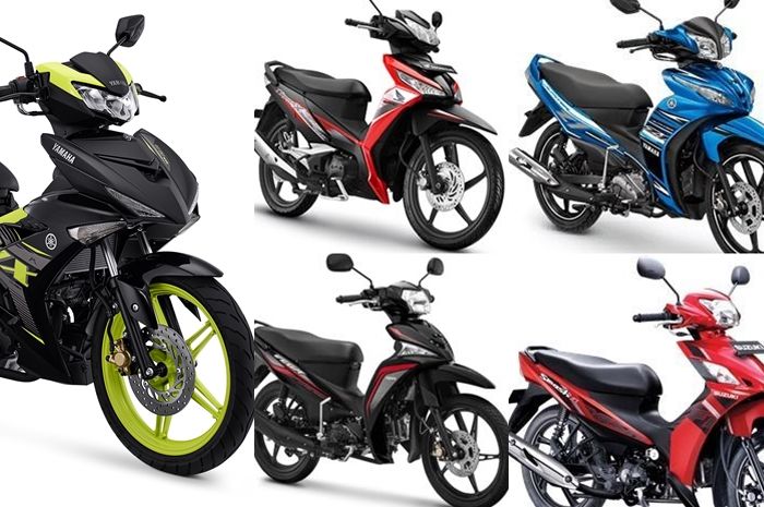 Ilustrasi harga motor baru tipe bebek di Indonesia.