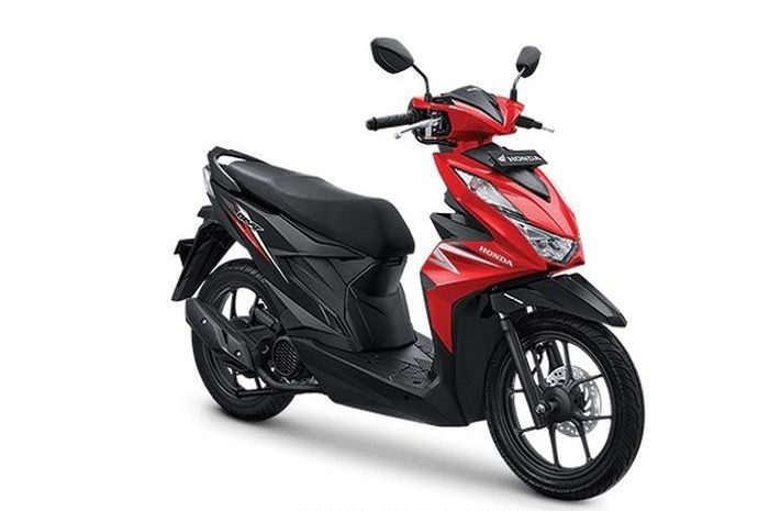 Ilustrasi motor matic baru Honda BeAT.