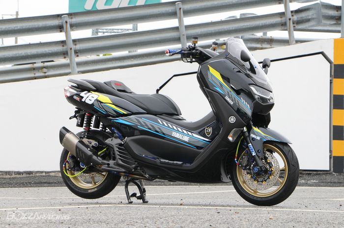  Yamaha  All New NMAX  Dibalut Modifikasi Daily Racing Penuh 