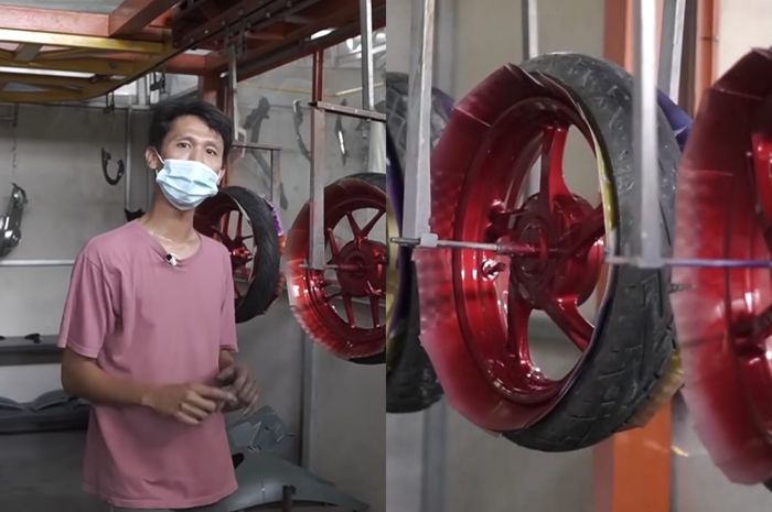 Profil Surya Painting 18 Spesialis Cat Pelek Motor Bisa Ditunggu, Pagi