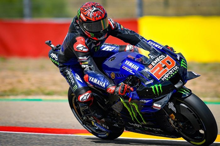 Hasil FP3 MotoGP Aragon 2021, Fabio Quartararo Gaspol, Marc Marquez ...