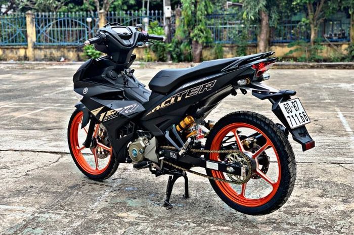 Modifikasi Yamaha MX King 150, Tampilan Impresif dengan Kaki-Kaki yang
