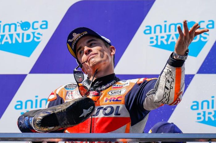 Live Streaming MotoGP Malaysia 2022, Start Front Row Marc Marquez Siap