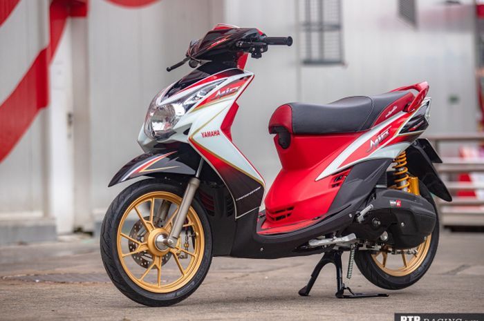 Menolak Tua, Motor Modifikasi Yamaha Mio Soul Mesin Bengkak 153 cc Plus