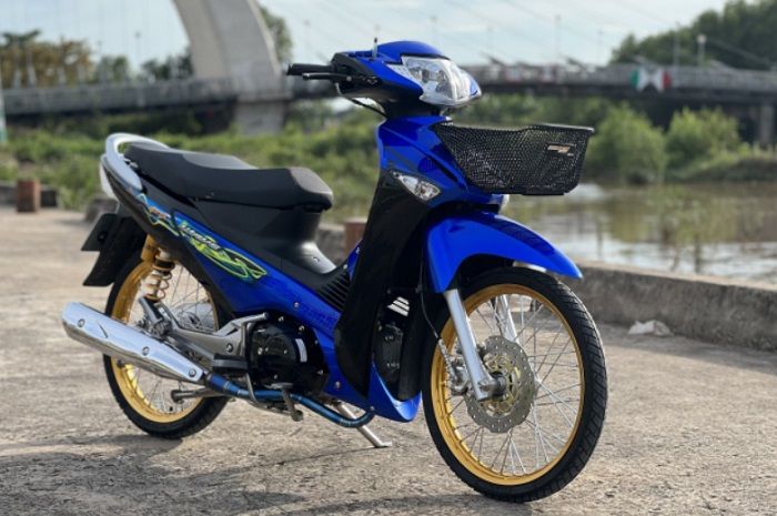 Modifikasi Motor Honda Supra X 125, Ubahan Tipis Anti Supra Bapak