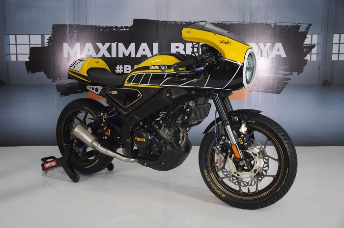 Kerennya Modifikasi Motor Yamaha Xsr 155 Cafe Racer Tema Bodi Spesial