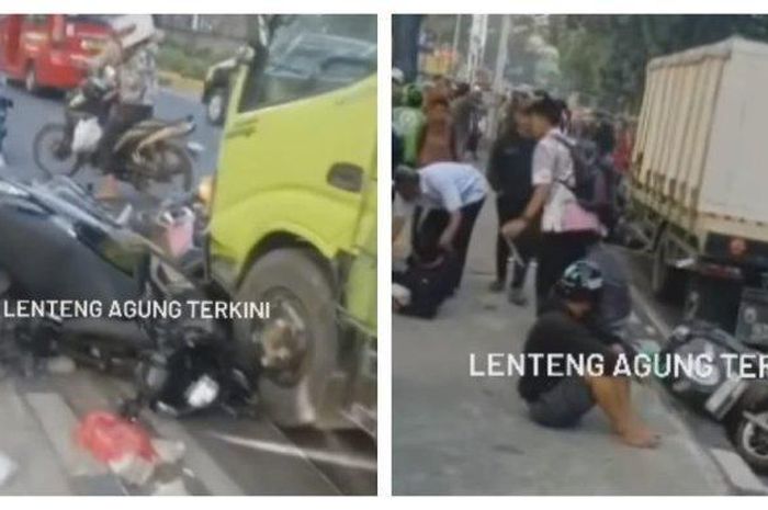 Sesuai Harapan, Sopir Truk Yang Menabrak Pemotor Lawan Arah Di Lenteng ...