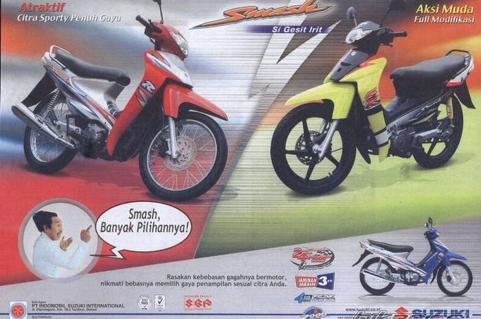  Suzuki  Smash Motor  Paling  Keren  Setelah Dipakai Aktor 