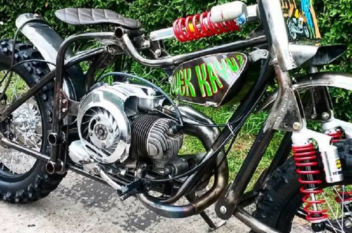  Modifikasi  Motor  Bebek Jadi  Chopper 1000 Modifikasi  