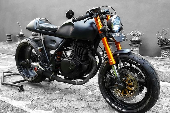 Sukses Bikin Matic Cafe Racer Giliran Thunder 250 yang 