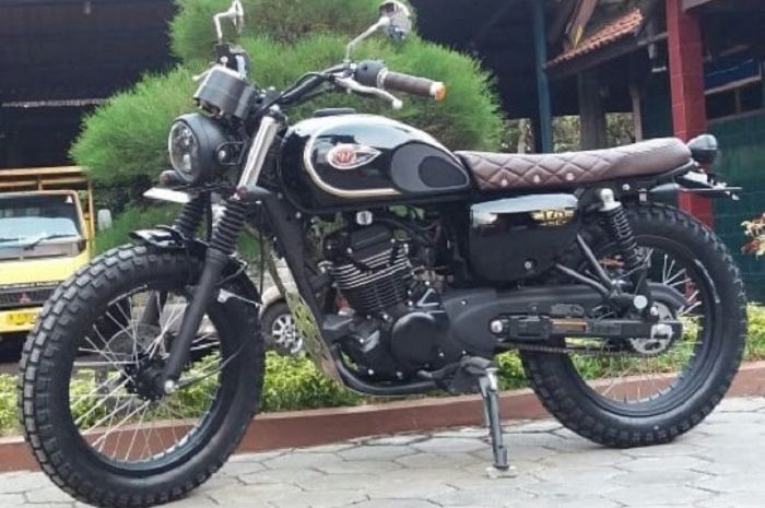 Modifikasi store w175 scrambler