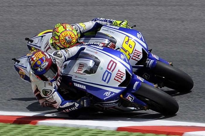 Lorenzo vs Rossi (Foto: MotoGP)