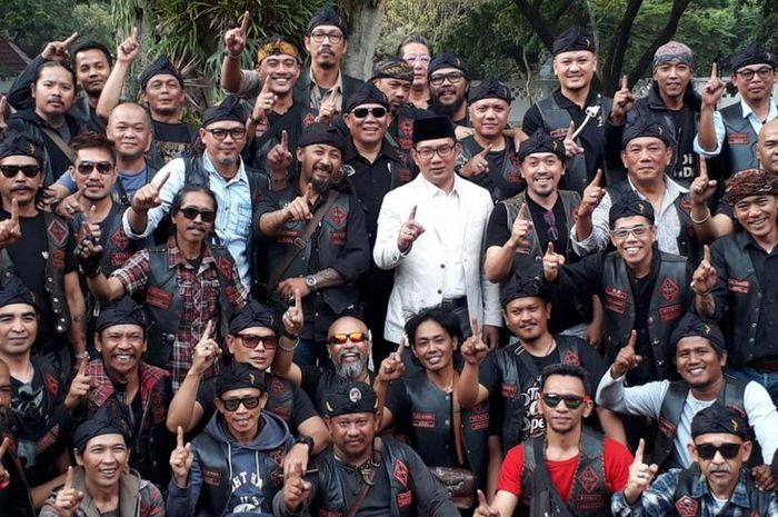 Resmi Jadi Anggota Kehormatan Bikers Brotherhood, Ridwan Kamil Punya ...