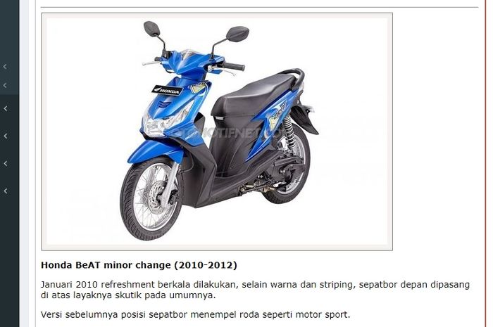 Wah Ternyata Ada Honda Beat Yang Pakai Mesin 2-tak 