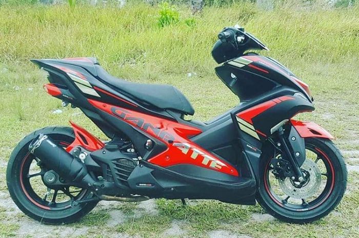 Yamaha Aerox 155 Vva Bangka Siap Beraksi Di Gelaran Customaxi 2018