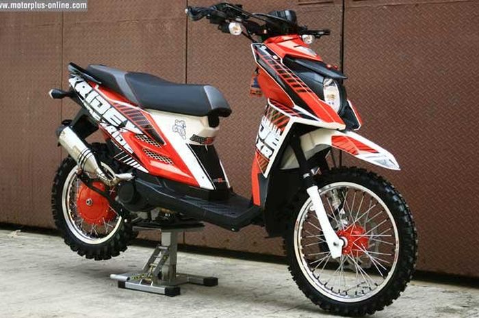 Modifikasi Yamaha X  Ride  2013 Jakarta  Imej Motor  Matic 